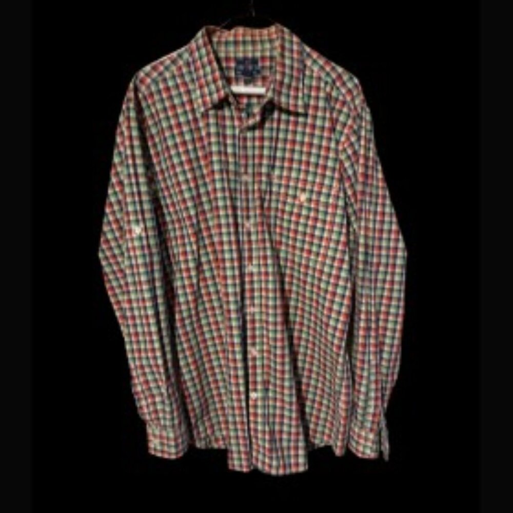 Gap Men's Multicolor Casual LS Shirt - Size XL Slim Fit